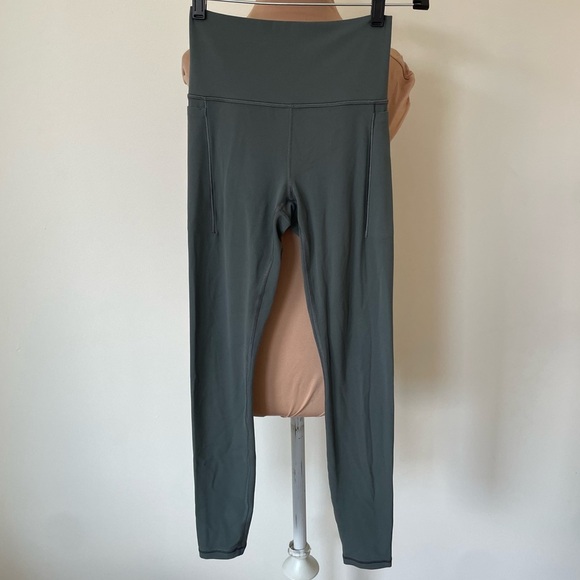 ATHLETA Transcend Stash Tight High Rise Bali Green Yoga Leggings 533673 EUC XS - Picture 5 of 12